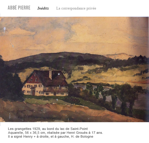 Peinture de l'Abbé Pierre Peinture de l'Abbé Pierre